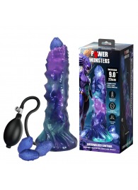 Фиолетовый яйцеродящий фаллоимитатор Duskwalker Sentinal на присоске - 22,4 см. - Baile - купить с доставкой в Тюмени