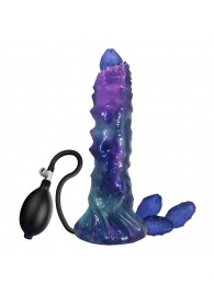 Фиолетовый яйцеродящий фаллоимитатор Duskwalker Sentinal на присоске - 22,4 см. - Baile - купить с доставкой в Тюмени