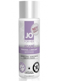 Лубрикант на водной основе для женщин JO AGAPE LUBRICANT ORIGINAL - 60 мл. - System JO - купить с доставкой в Тюмени