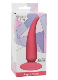 Розовая анальная пробка P-spot Teazer Pink - 12,2 см. - Lola Games - в Тюмени купить с доставкой