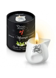 Массажная свеча с ароматом белого чая Jardin Secret D asie The Blanc - 80 мл. - Plaisir Secret - купить с доставкой в Тюмени