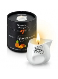 Массажная свеча с ароматом манго и ананаса Bougie de Massage Ananas Mangue - 80 мл. - Plaisir Secret - купить с доставкой в Тюмени