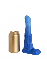 Синий фаллоимитатор  Пегас Small  - 21 см. - Erasexa - купить с доставкой в Тюмени