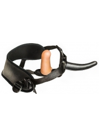Женский страпон с вагинальной пробкой Woman Strap - 12 см. - LOVETOY (А-Полимер) - купить с доставкой в Тюмени