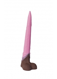 Розовый фаллоимитатор  Олень  - 34 см. - Erasexa - купить с доставкой в Тюмени