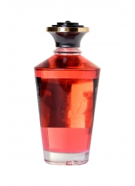 Массажное интимное масло с ароматом клубничного вина - 100 мл. - Shunga - купить с доставкой в Тюмени