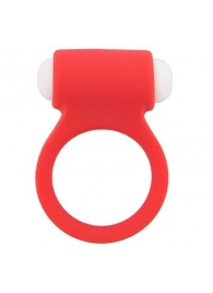 Красное эрекционное виброкольцо LIT-UP SILICONE STIMU RING 3 RED - Dream Toys - в Тюмени купить с доставкой