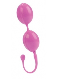 Розовые каплевидные вагинальные шарики L amour Premium Weighted Pleasure System - California Exotic Novelties
