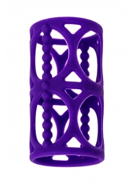 Фиолетовая насадка-сетка на член - A-toys - в Тюмени купить с доставкой