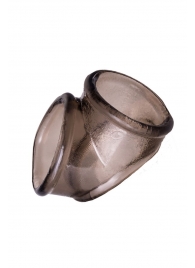 Дымчатое эрекционное кольцо с фиксацией мошонки - ToyFa - в Тюмени купить с доставкой