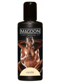 Массажное масло Magoon Vanille с ароматом ванили - 100 мл. - Orion - купить с доставкой в Тюмени