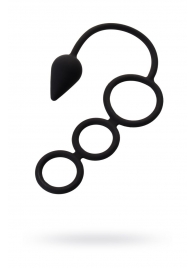 Тройное эрекционное кольцо с анальным хвостом Drop S-size - Erotist - в Тюмени купить с доставкой