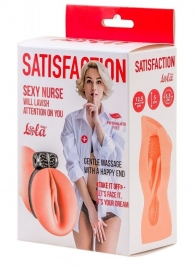 Мастурбатор с виброкольцом Satisfaction Magazine Nurse - Lola Games - в Тюмени купить с доставкой