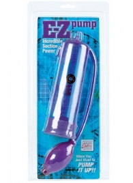 Фиолетовая вакуумная помпа E-Z Pump - California Exotic Novelties - в Тюмени купить с доставкой