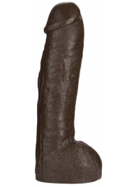 Большая насадка для трусиков Vac-U-Lock Realistic Hung - 31,7 см. - Doc Johnson - купить с доставкой в Тюмени