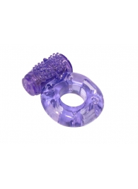 Фиолетовое эрекционное кольцо с вибрацией Rings Axle-pin - Lola Games - в Тюмени купить с доставкой