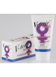 Стимулирующий крем для женщин V-activ - 50 мл. - HOT - купить с доставкой в Тюмени