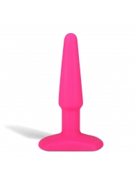 Розовый плаг из силикона - 10 см. - Erotic Fantasy