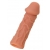 Телесная реалистичная насадка KOKOS Extreme Sleeve 05 с дополнительной стимуляцией - 12,7 см. - KOKOS - в Тюмени купить с доставкой
