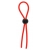 Красное эрекционное лассо с одной бусиной-утяжкой STRETCHY THIN LASSO - Dream Toys - в Тюмени купить с доставкой