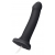 Черный фаллос с имитацией эякуляции Silicon Cum Dildo L - 19,6 см. - Strap-on-me - купить с доставкой в Тюмени