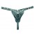 Изумрудные трусики с кольцом для страпона Ladys Arsenal - БДСМ Арсенал - купить с доставкой в Тюмени