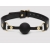 Черный кляп-шар Bound to You Faux Leather Ball Gag - Fifty Shades of Grey - купить с доставкой в Тюмени