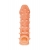 Телесная закрытая насадка с пупырышками Cock Sleeve Size M - 15,6 см. - KOKOS - в Тюмени купить с доставкой