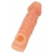 Телесная закрытая насадка с шершавой головкой Cock Sleeve Size L - 17,6 см. - KOKOS - в Тюмени купить с доставкой