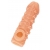 Телесная закрытая насадка с пучками шишечек Cock Sleeve Size M - 15,6 см. - KOKOS - в Тюмени купить с доставкой