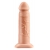 Телесный реалистичный фаллоимитатор с полостью Silicone Hollow Extension - 20 см. - Pipedream - купить с доставкой в Тюмени