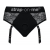 Черные трусики для насадок Diva Lingerie Harness - size S - Strap-on-me - купить с доставкой в Тюмени