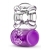 Фиолетовое эрекционное виброкольцо Pleaser Rechargeable C-Ring - Blush Novelties - в Тюмени купить с доставкой