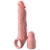 Телесная насадка-удлинитель 2 Inch Silicone X-tension with Strap - 20,3 см. - Pipedream - в Тюмени купить с доставкой