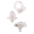 Набор из 3 прозрачных эрекционных колец с вибрацией Teasers Ring Kit - Chisa - в Тюмени купить с доставкой