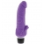 Фиолетовый вибратор с лепестками в основании PURRFECT SILICONE CLASSIC 7INCH PURPLE - 18 см. - Dream Toys