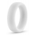 Белое люминесцентное эрекционное кольцо Silicone Glo Cock Ring - Blush Novelties - в Тюмени купить с доставкой