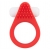 Красное эрекционное кольцо LIT-UP SILICONE STIMU RING 1 RED - Dream Toys - в Тюмени купить с доставкой