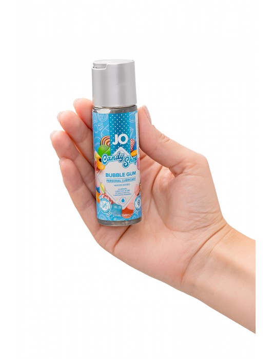 Смазка на водной основе Candy Shop Bubblegum с ароматом жвачки - 60 мл. - System JO - купить с доставкой в Тюмени