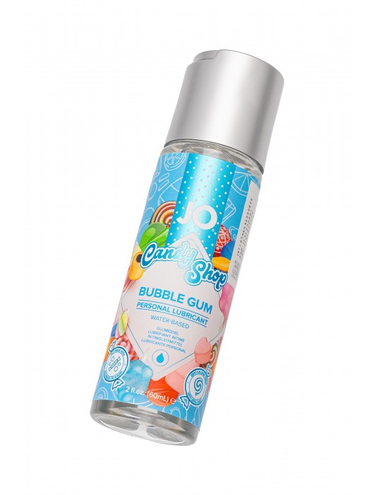 Смазка на водной основе Candy Shop Bubblegum с ароматом жвачки - 60 мл. - System JO - купить с доставкой в Тюмени
