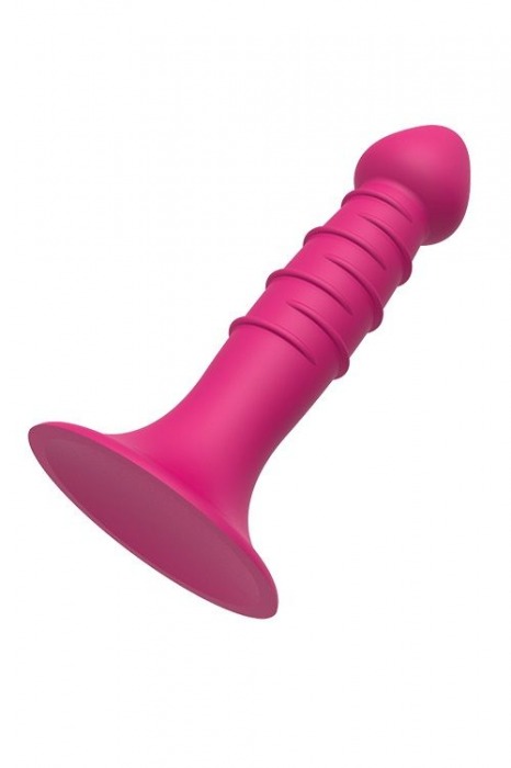 Розовая анальная пробка-фаллос SPIRAL PLUG - 13,5 см. - Dream Toys