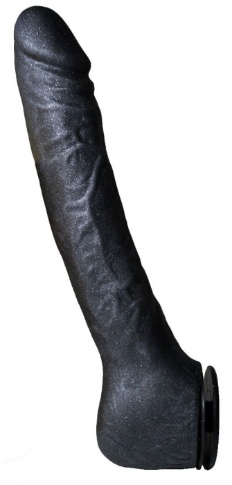 Чёрная фаллическая насадка BLACK BENT 3 - 18 см. - LOVETOY (А-Полимер) - купить с доставкой в Тюмени