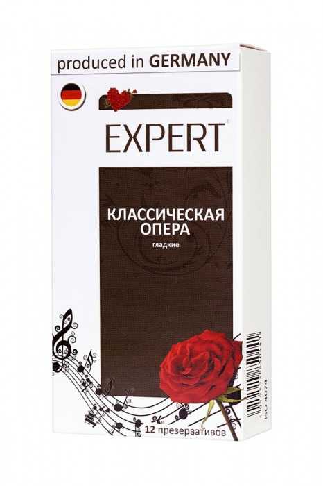 Гладкие презервативы Expert  Классическая опера  - 12 шт. - Expert - купить с доставкой в Тюмени