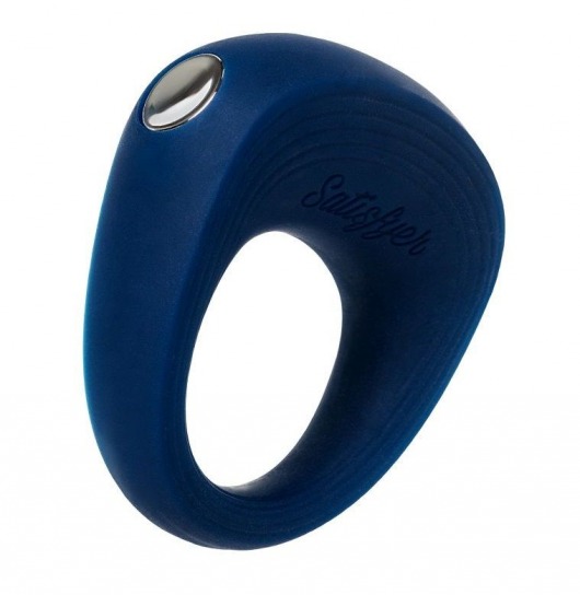 Синее эрекционное кольцо на пенис Satisfyer Ring 2 - Satisfyer - в Тюмени купить с доставкой