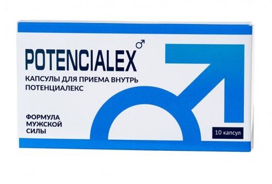 Средство для мужчин Potencialex - 10 капсул - Капиталпродукт - купить с доставкой в Тюмени
