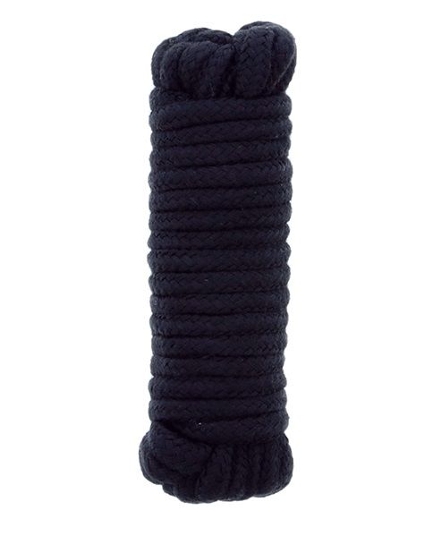 Чёрная веревка для связывания BONDX LOVE ROPE - 5 м. - Dream Toys - купить с доставкой в Тюмени