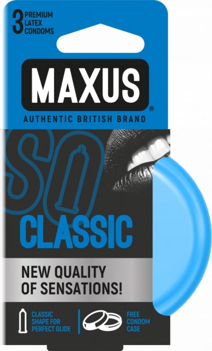 Классические презервативы в железном кейсе MAXUS Classic - 3 шт. - Maxus - купить с доставкой в Тюмени