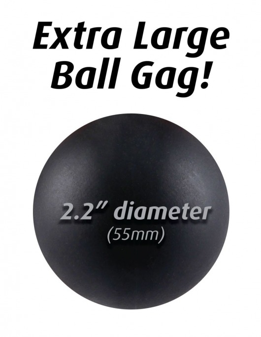 Большой кляп-шарик Extreme Ball Gag - Pipedream - купить с доставкой в Тюмени