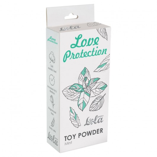 Пудра для игрушек Love Protection с ароматом мяты - 30 гр. - Lola Games - купить с доставкой в Тюмени