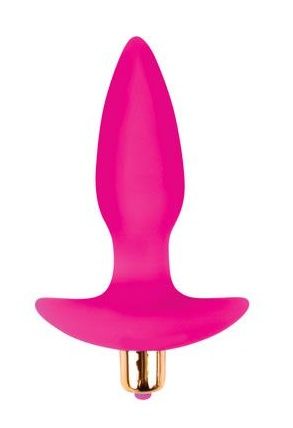 Розовая коническая анальная пробка Sweet Toys - 10,5 см. - Bior toys